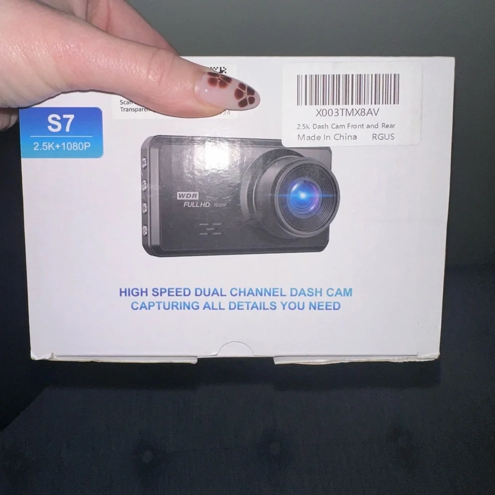 NEW in box High Speed Dual Channel Dash Cam